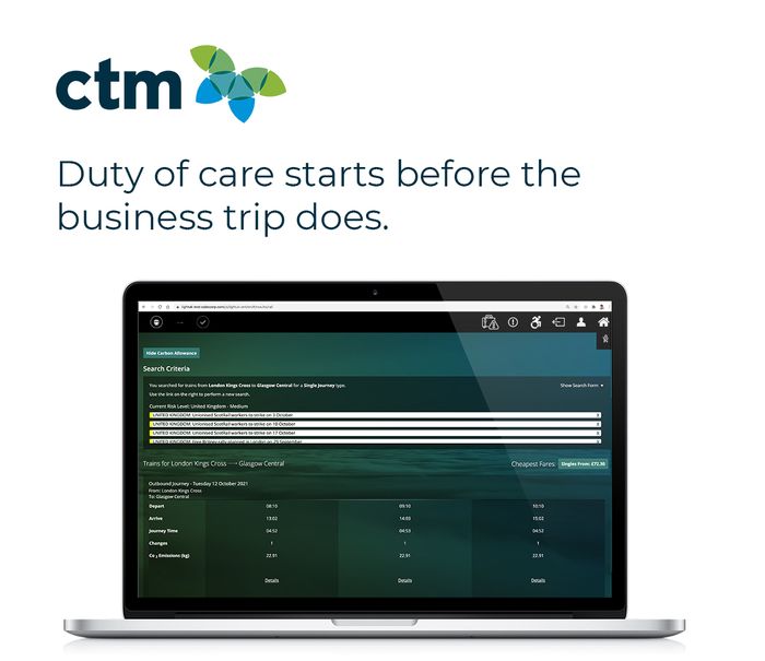 Corporate Travel Management expands technology with customisable duty of care and approval flows